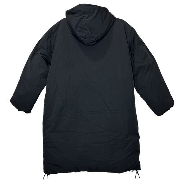 Everlane ReDown Puffer Full Zip Coat Mid Length Black Women Medium NWT - Picture 4 of 15